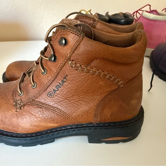 Ariat Men's Brown Leather Boots - Picture 1 of 2